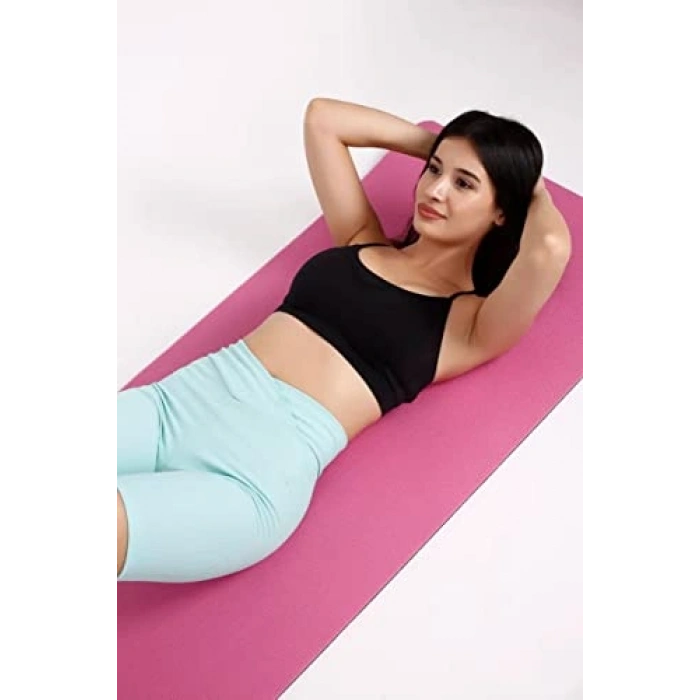 180x60 cm Mavi Renkte 16 mm Kalınlığında Pilates Matı