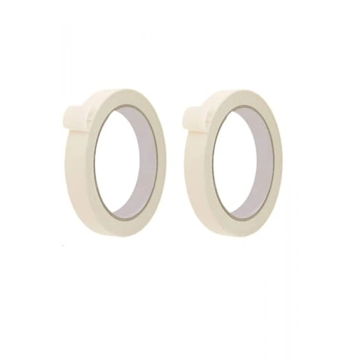 18mm x 25m Kağıt Bant, 2 Adet Maskeleme Bandı