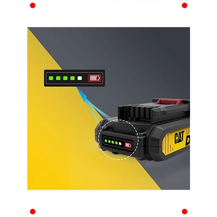 18V 2.0Ah Li-ion Profesyonel Yedek Akü - Güçlü Performans