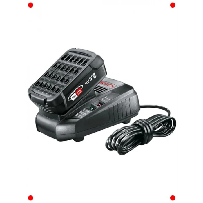 18V 2.5Ah Yüksek Performanslı Yedek Akü, Siyah