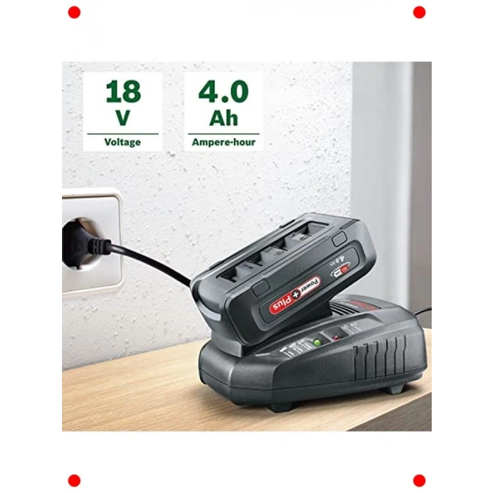 18V 4.0 Ah Akü (PowerPlus Uyumlu)