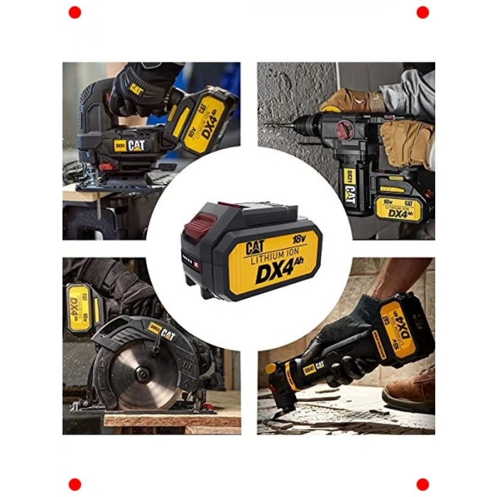 18V 4.0Ah Lityum İyon Yedek Akü, Profesyonel