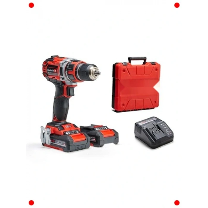 18V Kömürsüz Akülü Vidalama Seti (2 Akü + Şarj)