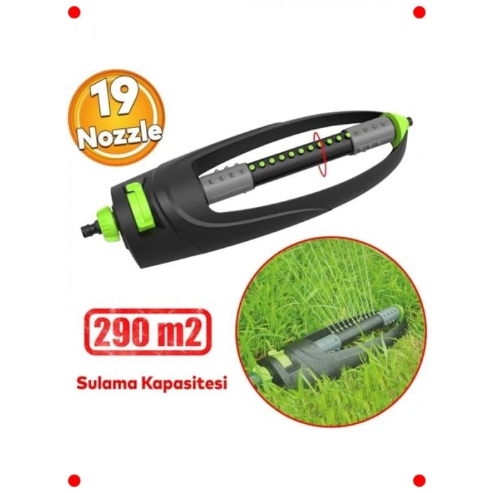 19 Nozul Dönerli Bahçe Çim Sulama Fıskiyesi