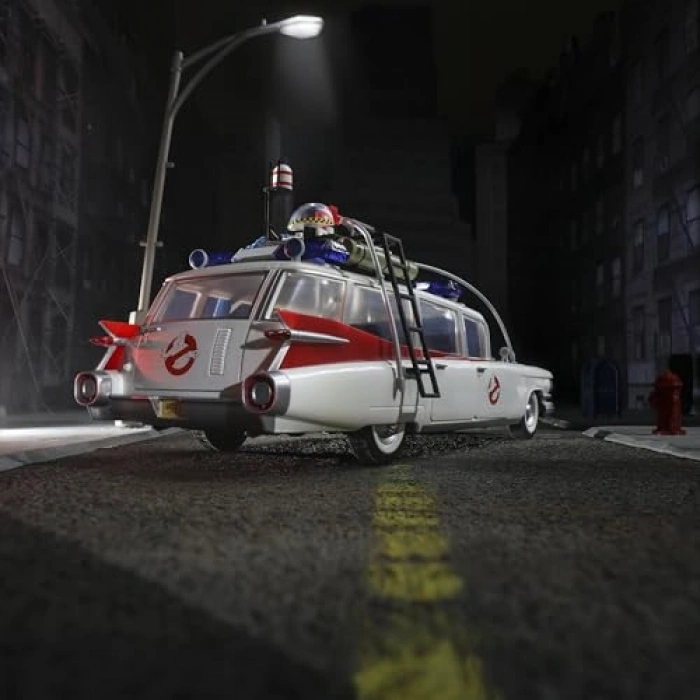 1984 Yılı Ecto-1 Oyuncak Araba, 1:18 Ölçek, 14+ Yaş Uygun