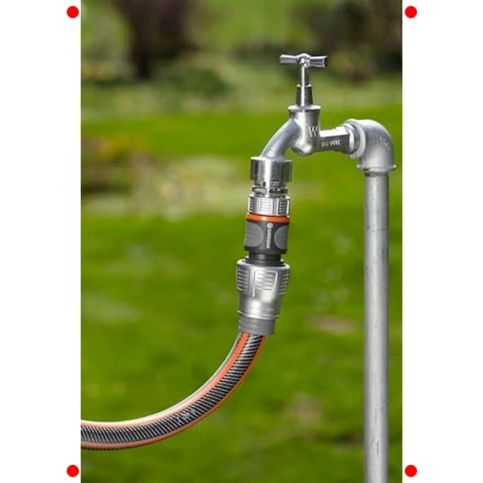 19mm (3/4) Donmaya Dayanıklı Hortum Bağlantısı - Siyah