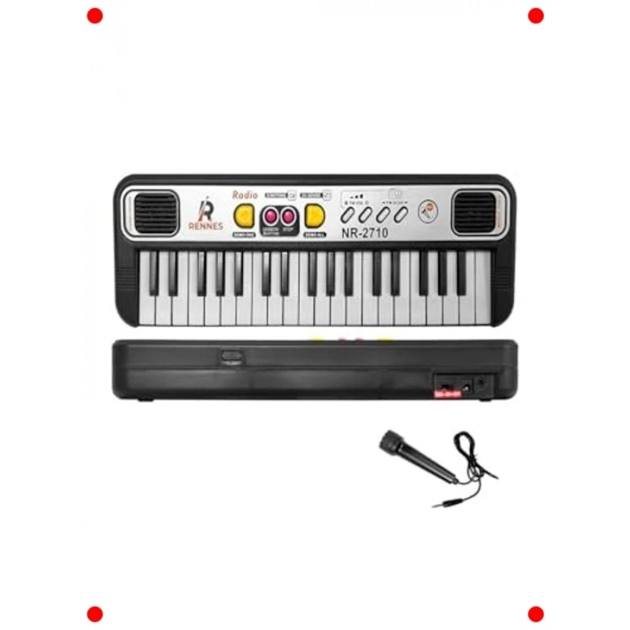 2-8 Yaş Mikrofonlu Pilli Çocuk Org Piyano