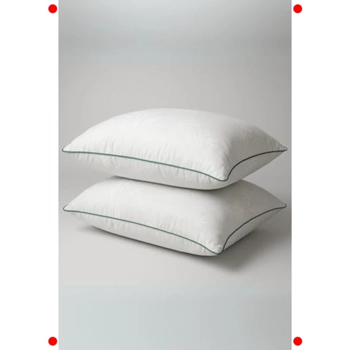 2 Adet Bambu Elyaf Dolgulu Yastık, 900 gr