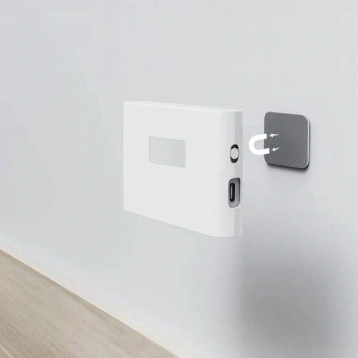 2 Adet Beril İki Yönlü Sensörlü Şarjlı LED Aplik, 5W 2700K Sıcak Işık, DC 5V, 110° Hareket Algılama, 3-5m Sensör Mesafesi, 20 Saat Sabit Işık Süresi, Otomatik/Manuel Modlu – ABS Gövde