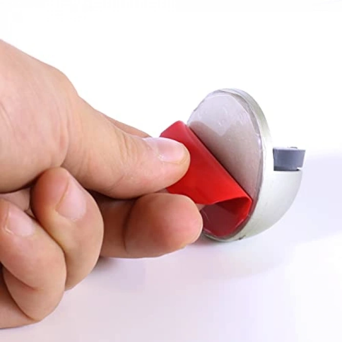 2 Adet Gri Kapı Tamponu Kendinden Yapışkanlı Kapı Stoperi