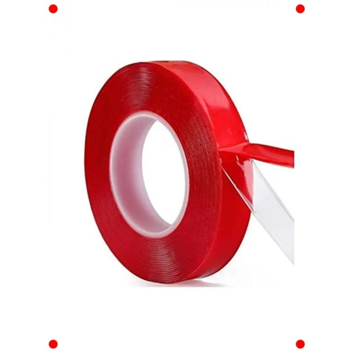 2 Adet Güçlü Çift Taraflı Şeffaf Montaj Bandı