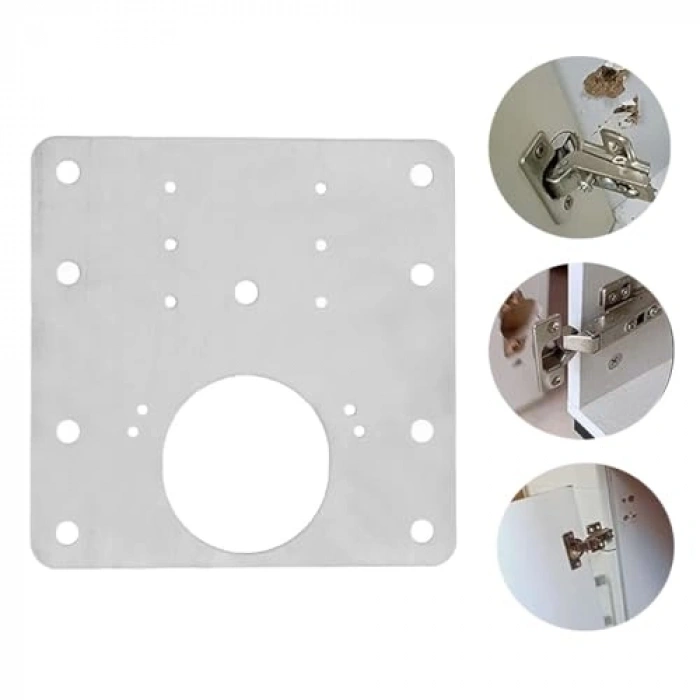 2 Adet Menteşe Onarım Braket Kiti, Paslanmaz Çelik