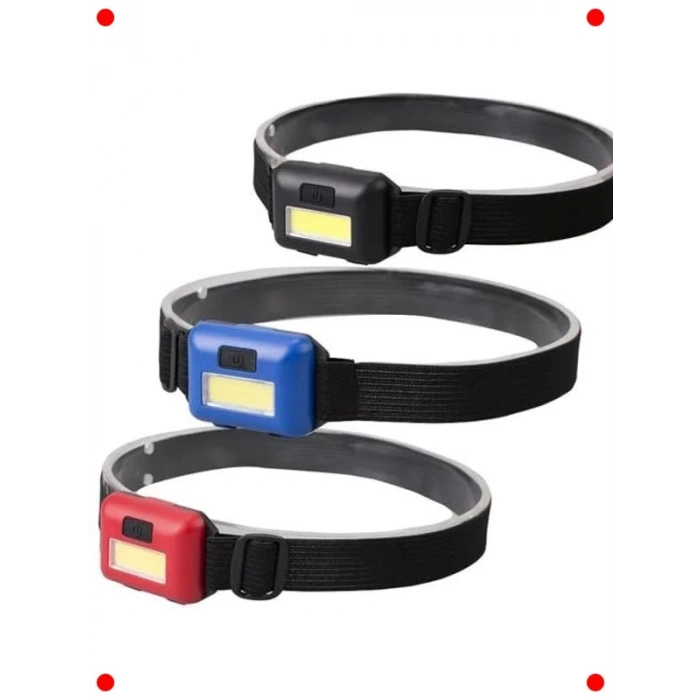 2 Adet Pilli Kafa Lambası Feneri (COB LED)