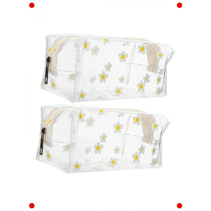2 Adet Şeff Su Geçirmez Seyahat Makyaj Çantası