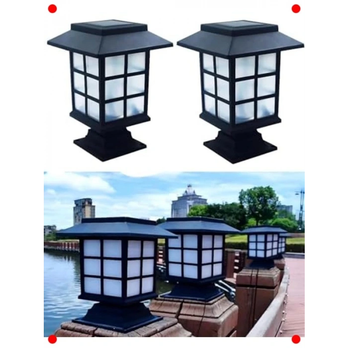 2 Adet Solar Bahçe Aydınlatması - Su Geçirmez LED