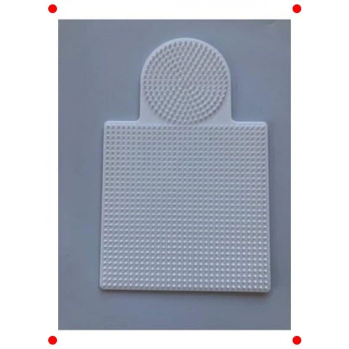 2 Adet Ütü Boncuk Dizme Tablası - Kare ve Daire