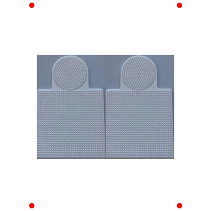 2 Adet Ütü Boncuk Dizme Tablası - Kare ve Daire
