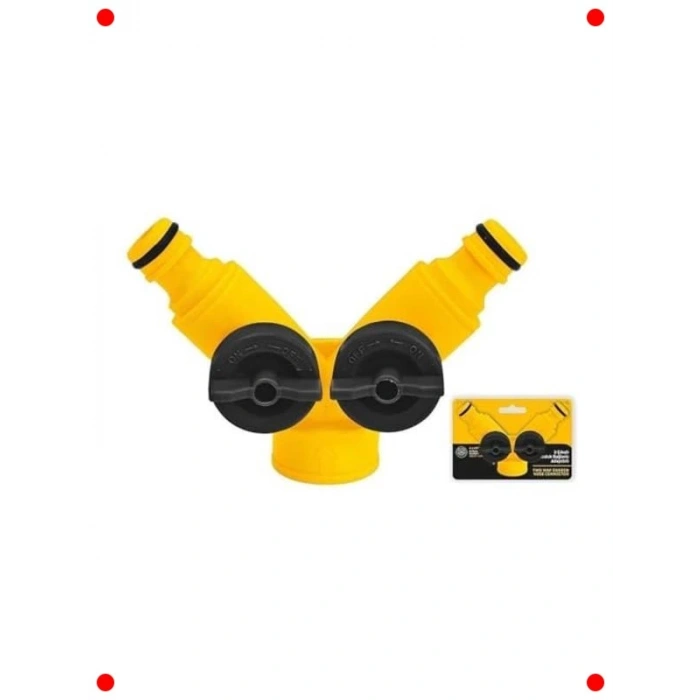 2 Çıkışlı Dış Mekan Musluk Hortum Bağlantısı