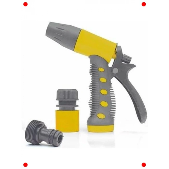 2 Fonksiyonlu Bahçe Sulama Tabancası Seti - 3 Parça