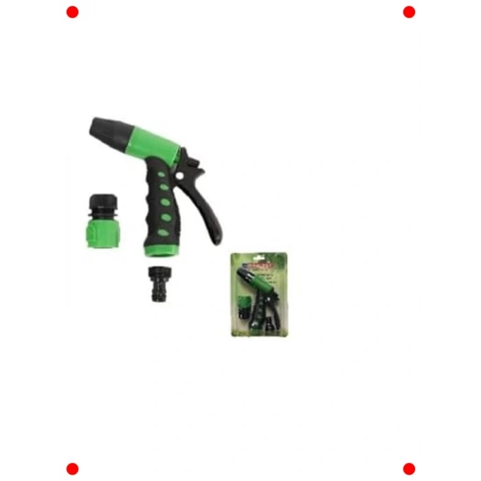 2 Fonksiyonlu Bahçe Sulama Tabancası Seti - 3 Parça