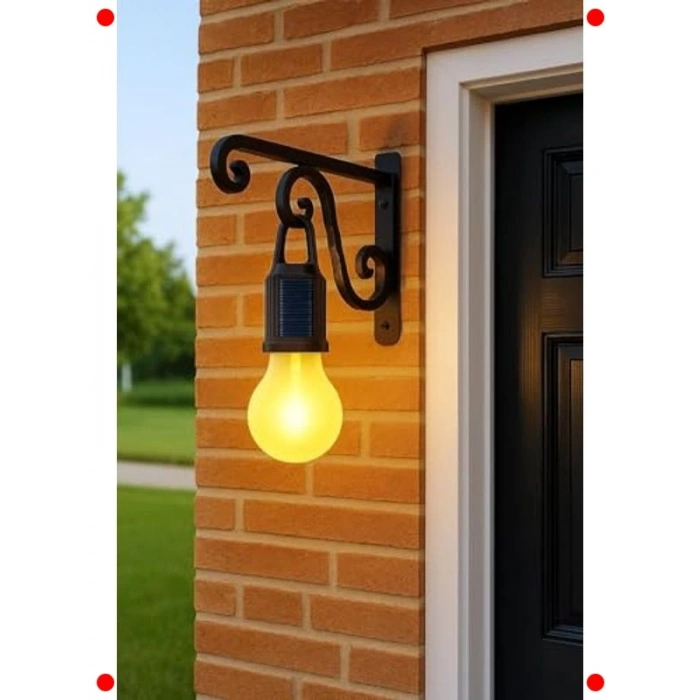 2li Set Güneş Enerjili LED Dekoratif Dış Mekan Lamba