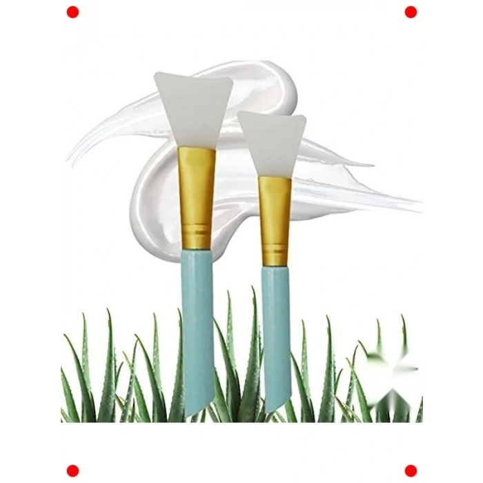 2li Silikon Yüz Maske ve Krem Spatula Seti