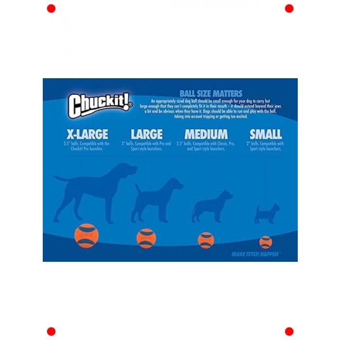 2li XL Boy Köpek Oyun Topu Seti - Tenis Tipi