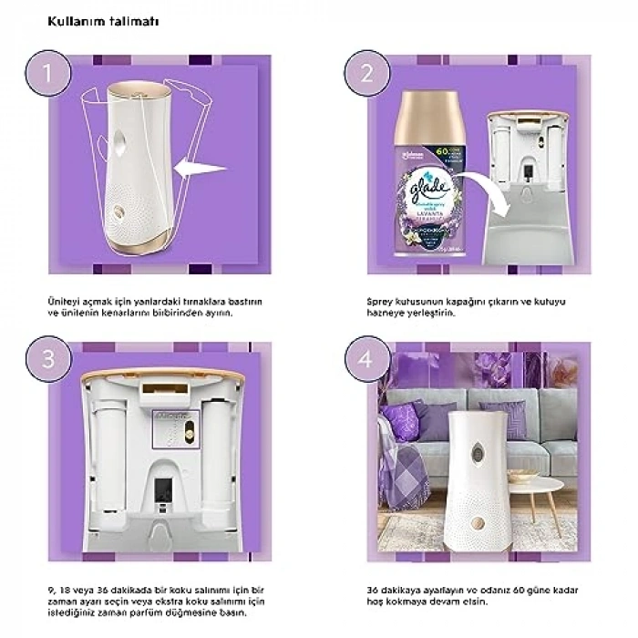 2li Yedek Otomatik Sprey Seti, 269 mL Kapasite