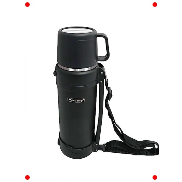 2 Litre Çift Yalıtımlı Çelik Termos - Kamp ve Doğa Sporları
