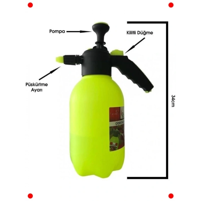 2 Litre Çok Amaçlı Basınçlı Püskürtme Pompası