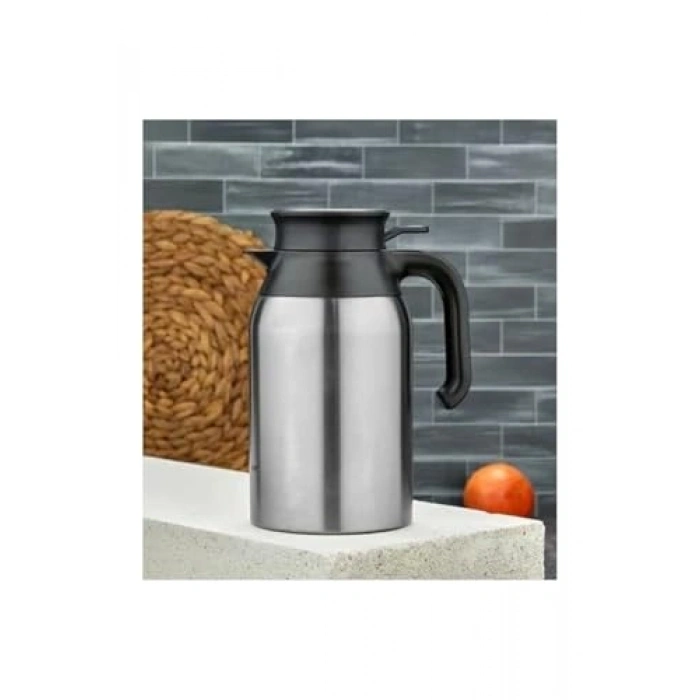 2 Litrelik Çelik Termos, Sıcak ve Soğuk İçecekler için İdeal