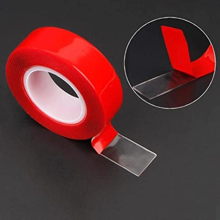 2 Metre Çift Taraflı Nano Yapıştırıcı Bant, Güçlü Silikon