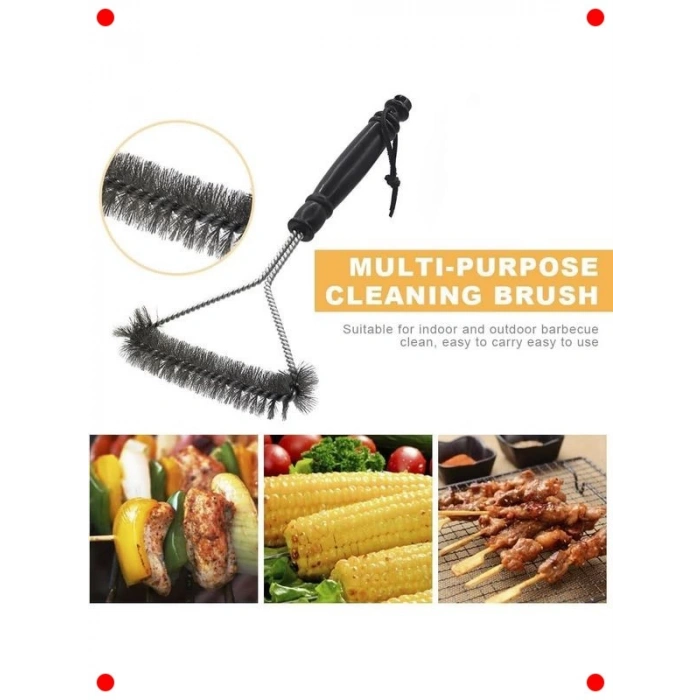 2si 1 Arada Paslanmaz Çelik Mangal Temizleme Fırçası