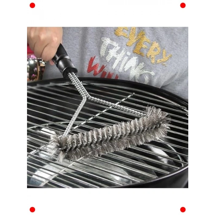 2si 1 Arada Paslanmaz Çelik Mangal Temizleme Fırçası