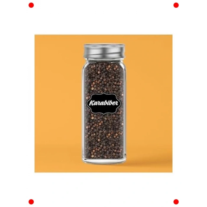 20 Adet Baharat & Bakliyat Kavanoz Etiketi