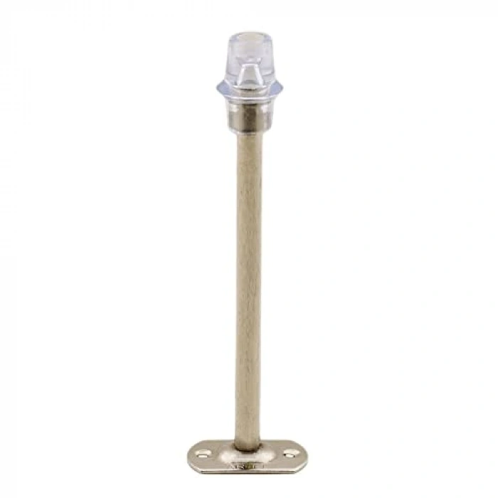 20 cm Metal Vidalı Kapı Stoperi, Krom Kaplama