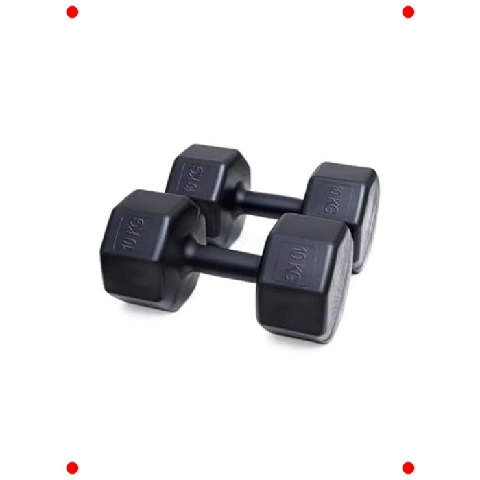 20 KG Ayarlanabilir Dambıl Seti (2x10 KG), Siyah