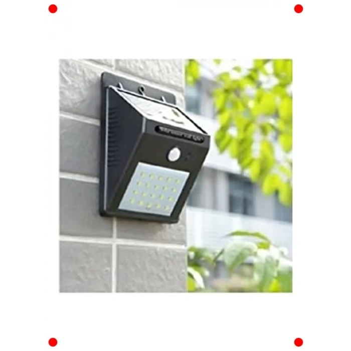 20 LED Güneş Enerjili Hareket Sensörlü Bahçe Lambası