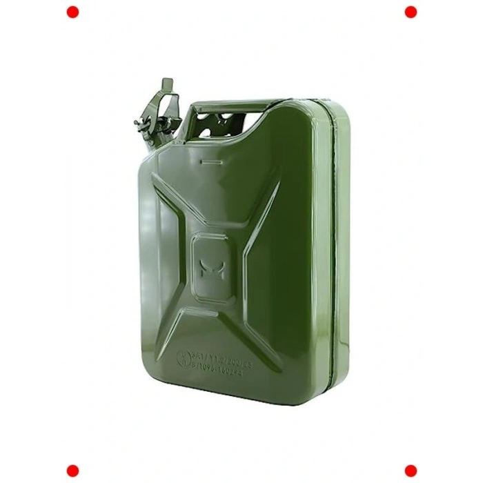 20 Litre Metal Akaryakıt Taşıma Bidonu + Boru