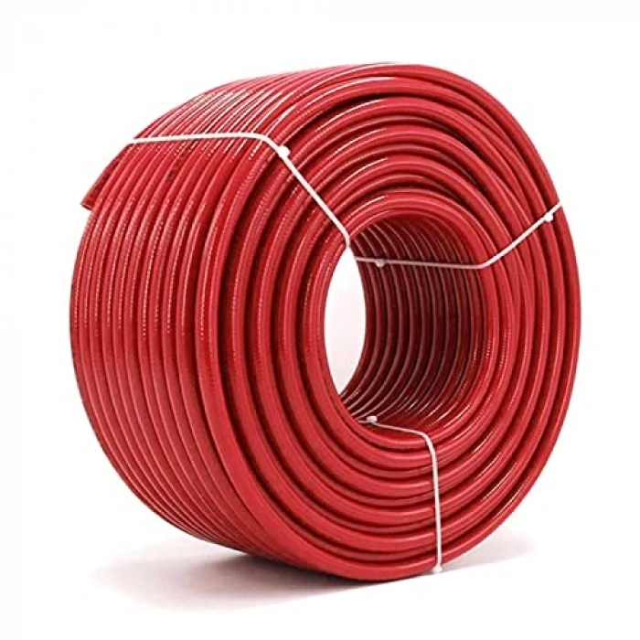 20 Metre Çelik Hava Hortumu, 8 mm Thermo, Kırmızı