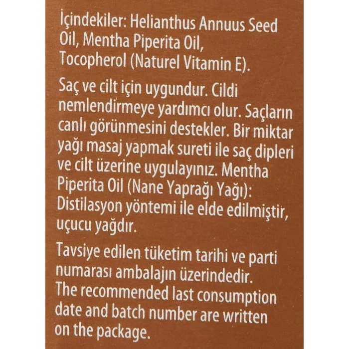 20 ml Nane Yaprağı Yağı ile Ferahlatıcı Etki