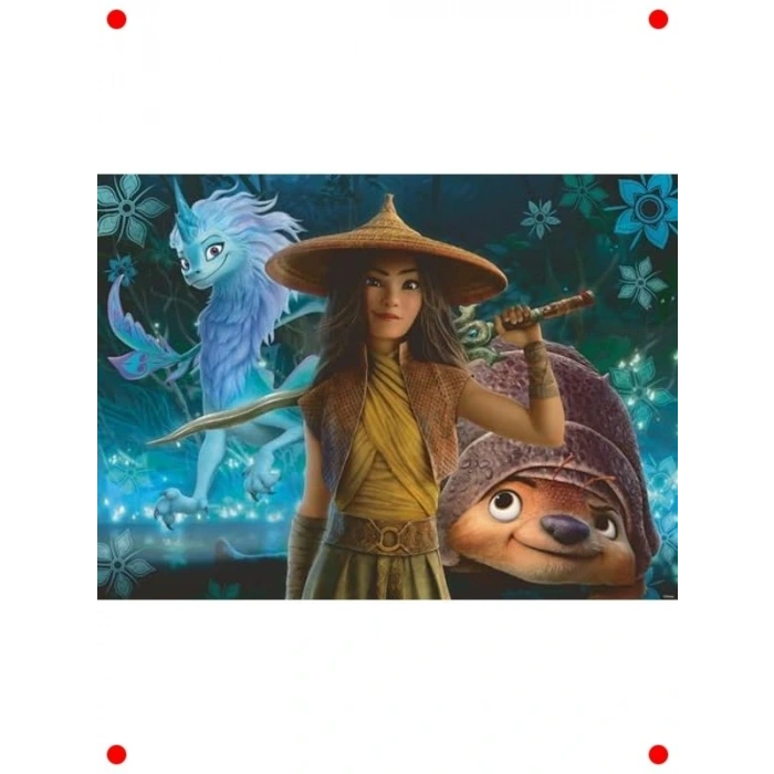 200 Parça Çizgi Film Kahramanlı Çocuk Yapbozu