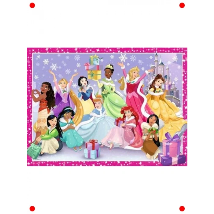 200 Parça Prenses Temalı Çocuk Yapbozu