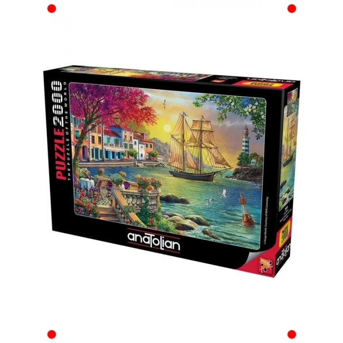 2000 Parça Günbatımı Manzaralı Yapboz