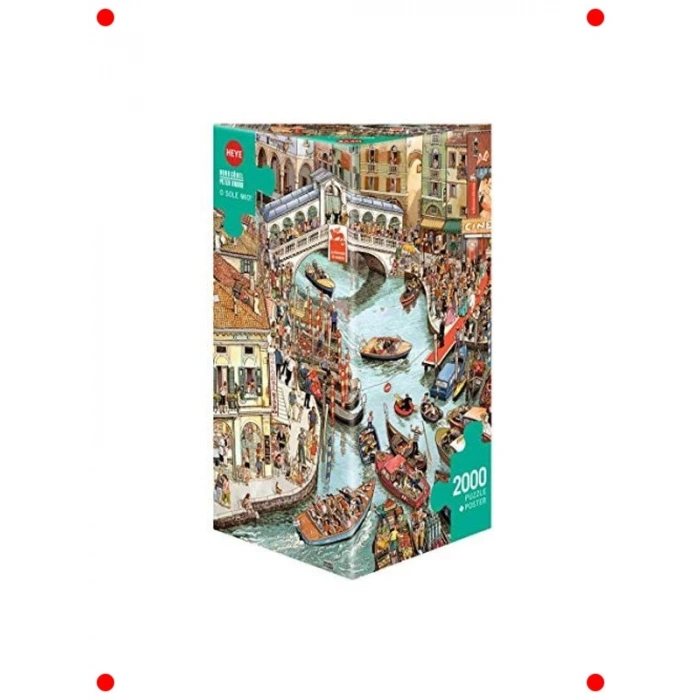 2000 Parça Sanat Yapbozu: o Sole Mio Üçgen