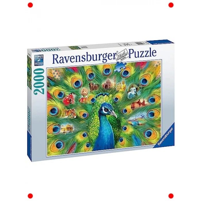 2000 Parça Tavuskuşu Temalı Yapboz