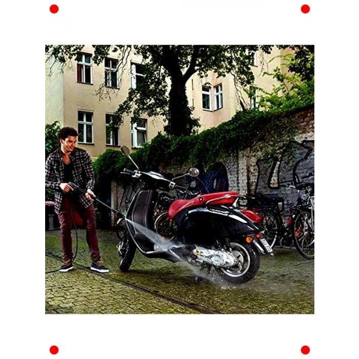 2000W 140 Bar İndüksiyon Motorlu Basınçlı Yıkama