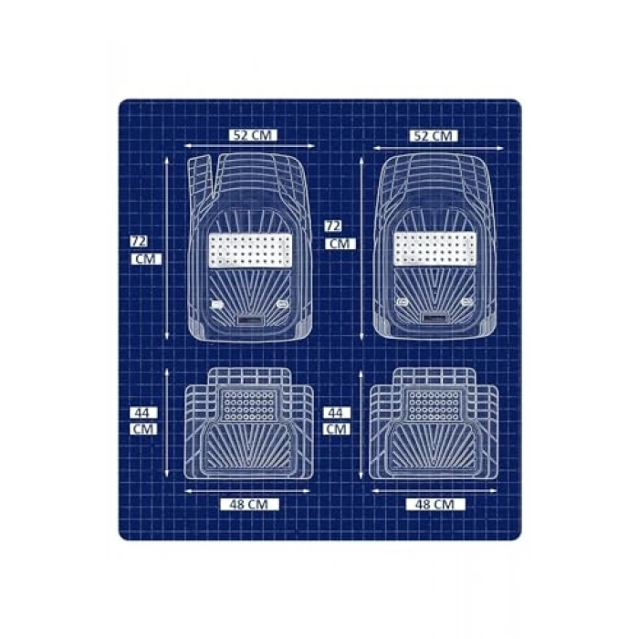 2008 Model Universal Oto Paspas Lüks Yeni Krom 3D Tasarım