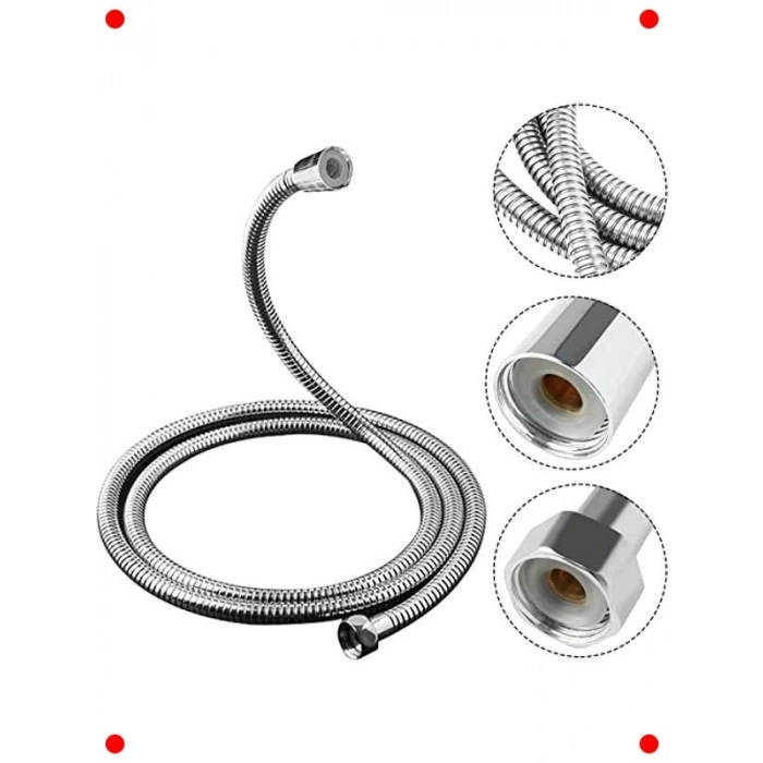 200cm Paslanmaz Çelik Duş Hortumu – Patlamaya Dayanıklı