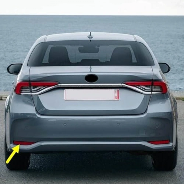 2020-2023 Toyota Corolla için sol arka tampon alt reflektörü